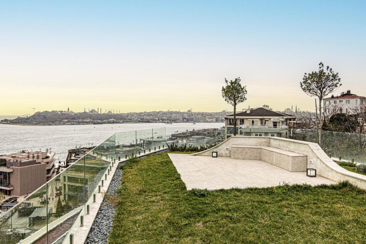 Flat With Panoramic Bosphorus View In Cihangir Istanbul Luaran gambar