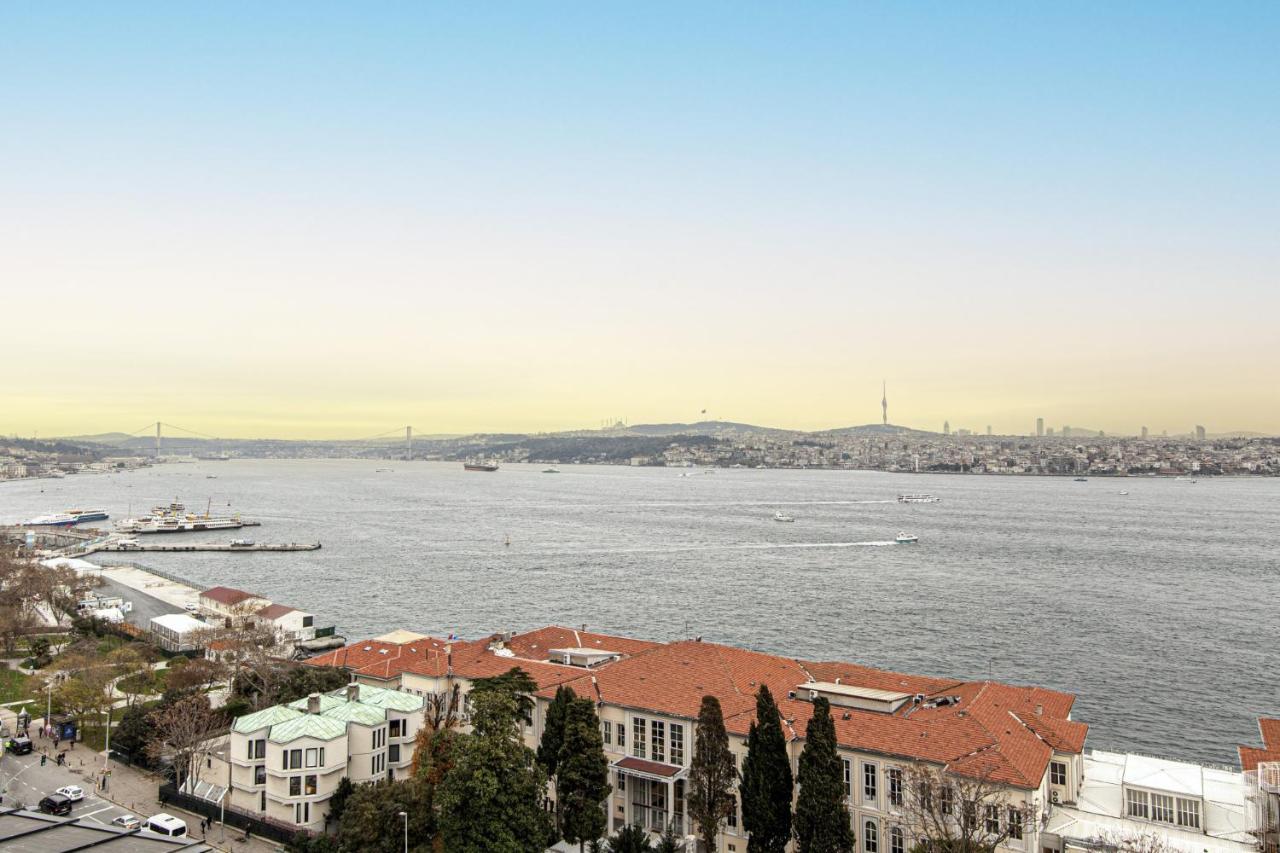 Flat With Panoramic Bosphorus View In Cihangir Istanbul Luaran gambar