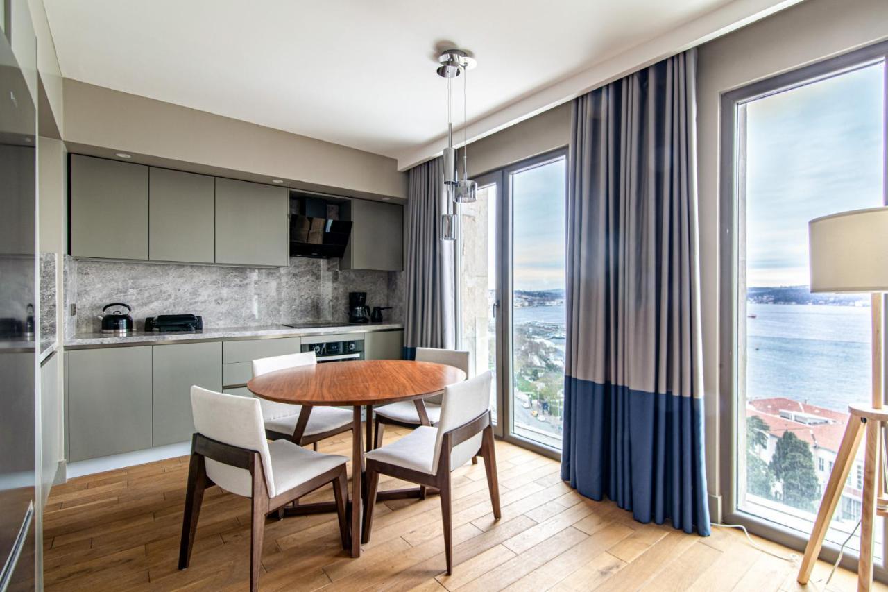 Flat With Panoramic Bosphorus View In Cihangir Istanbul Luaran gambar