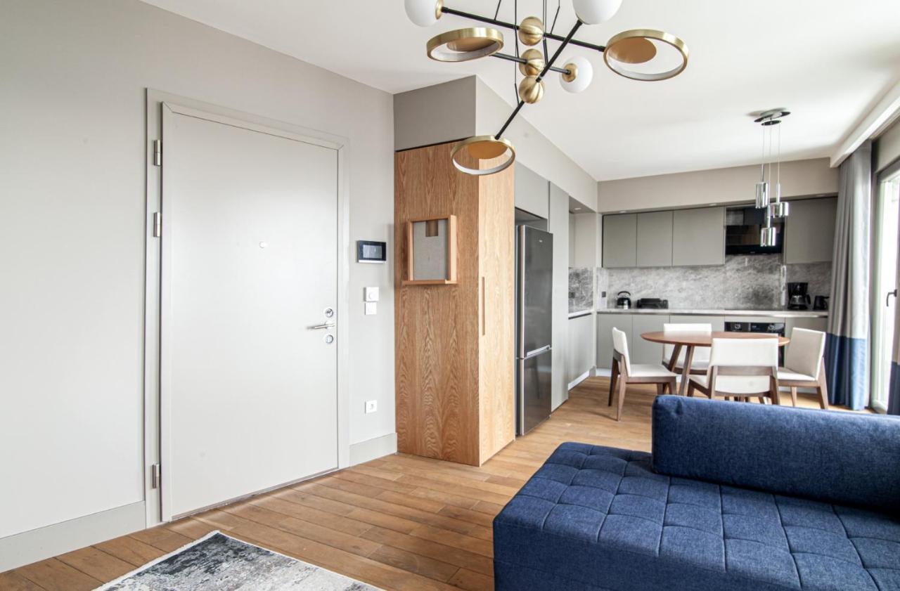 Flat With Panoramic Bosphorus View In Cihangir Istanbul Luaran gambar